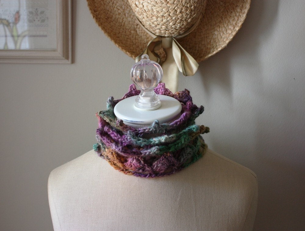 Crochet Pattern / Couronne Contemporary Lace Scarf / PDF Digital Delivery