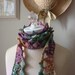 Crochet Pattern / Couronne Contemporary Lace Scarf / PDF Digital Delivery