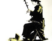 Italian Street Musician (original painting)