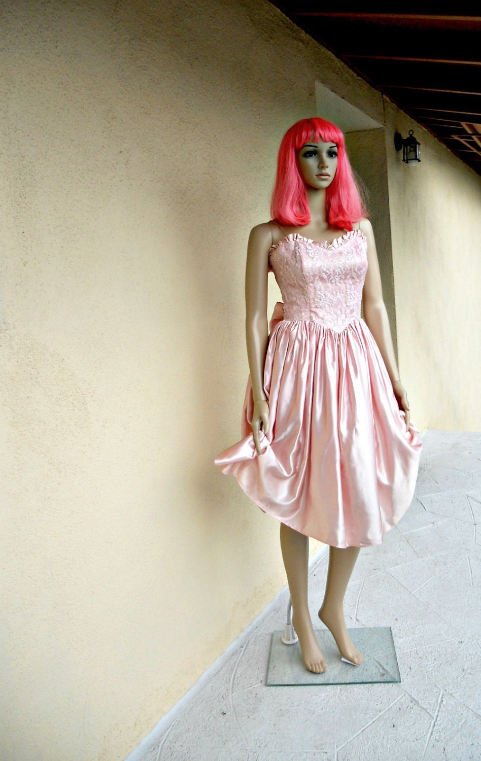 Pink Gunne Sax Dress - Prom Dress - Extra Small