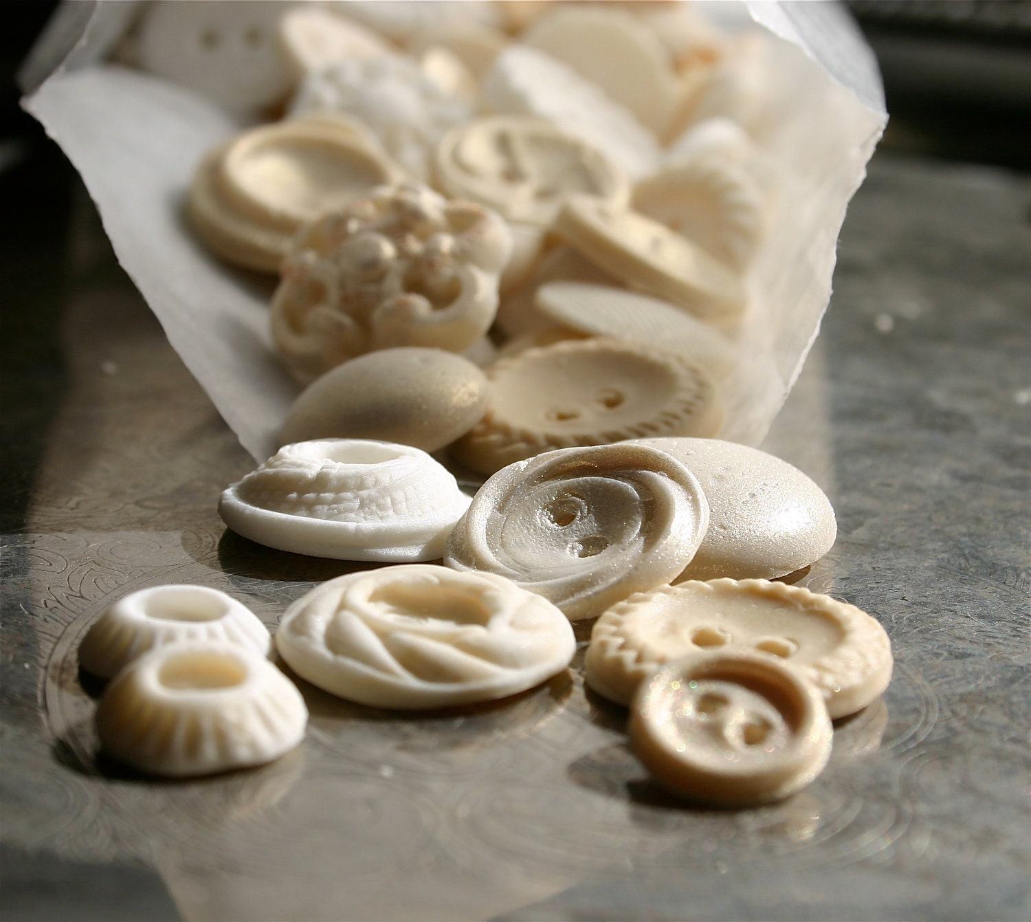 Edible Vintage Candy Buttons 100