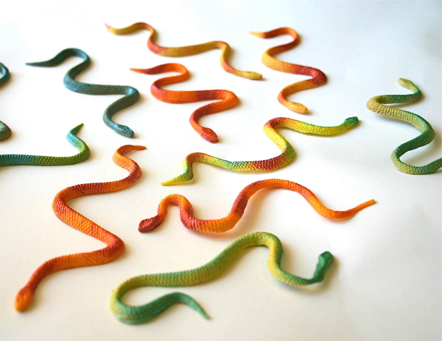 Candy Snakes 24 Cake embellishments or Unique Stand Alone Candy