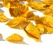 Edible Golden Aspen Leaves 2 Dozen Sugar Embellishments