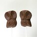 Dark Chocolate Toffee, Wise Owl Pops. "12" of a feather.