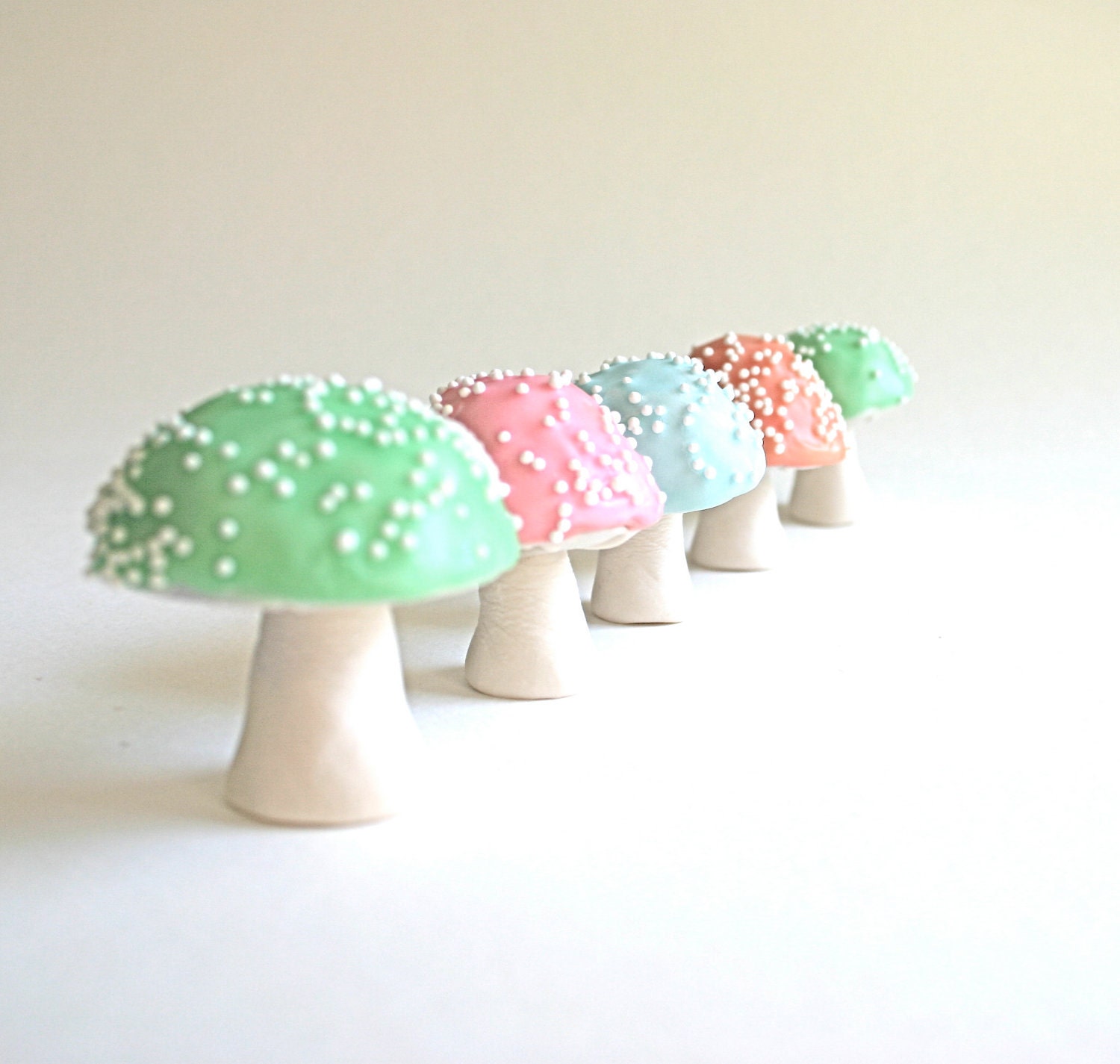 Chocolate Filled Toadstools 7 Pastel / as seen in Chickpea Magazine