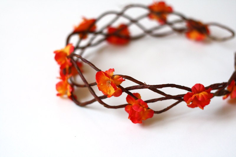floral hair wreath // woodland collection - kristen