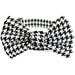 Houndstooth Dog Collar Black And White - The Executive