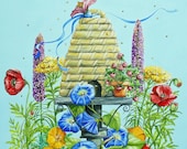 Seaside Garden Original Painting