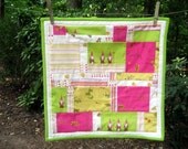 SALE Gnomes and Mushrooms 18 party patch pillow