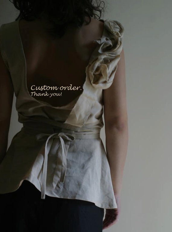 Special listing for Marija-Custom made wrap jacket