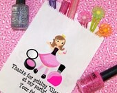 Glamour Spa Birthday Party, Candy Bags, Goody Bags, Party Favor Bag, Set of 25 Il_170x135