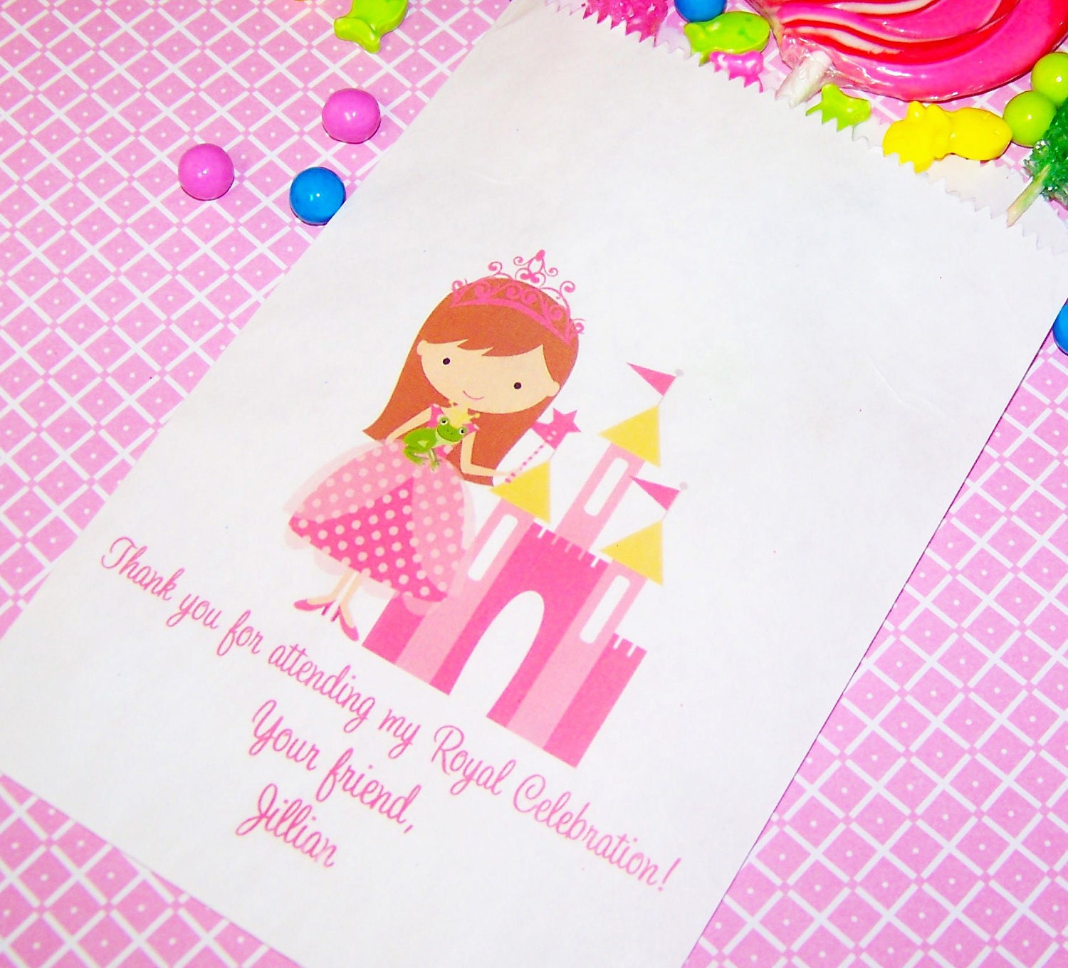 Princess Birthday Party, Favor Bags, Candy Bags Goody Bags Set of 25 Il_570xn