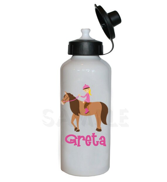 Horse Water Bottle Equestrian Horse Personalized Water Bottle Il_570xn