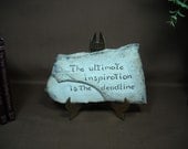 The ultimate inspiration is the deadline...