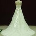 Custom Bridal Gown Dress with French Lace Trumpet Style