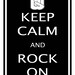 Print PosterKeep Calm and Rock On - 11x17 Poster - Buy One - Get One Free Print Poster