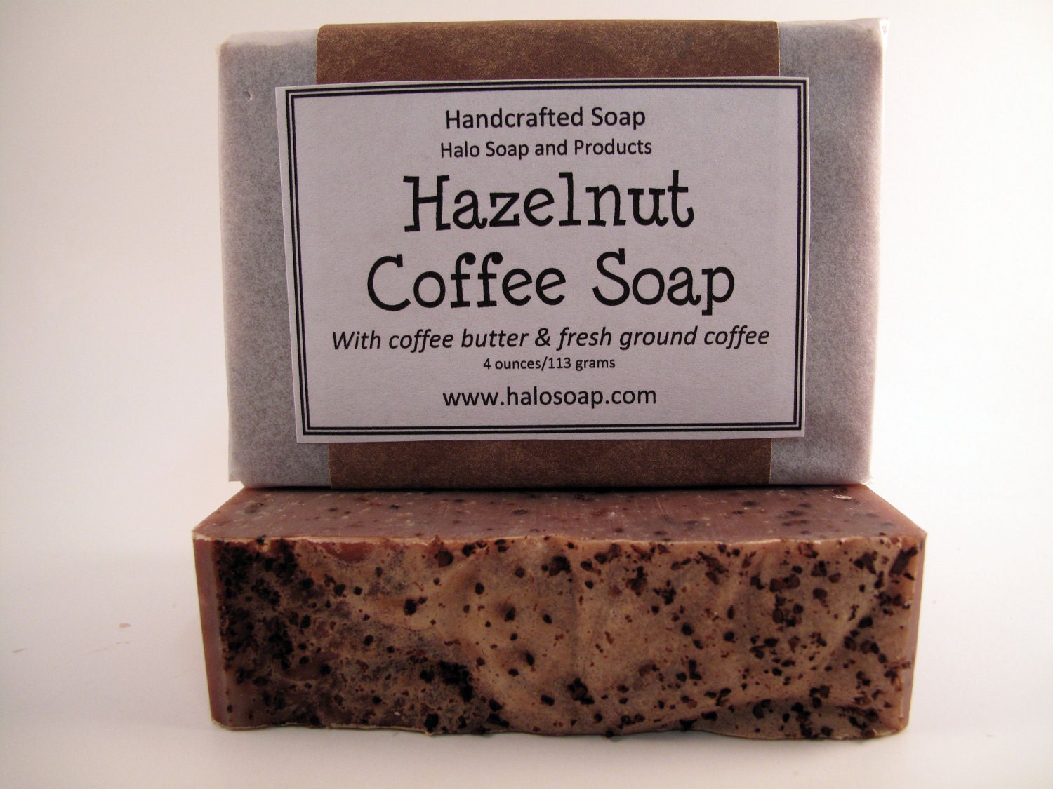 Kitchen Bar Soap, Hazelnut Coffee, Coffee Grounds