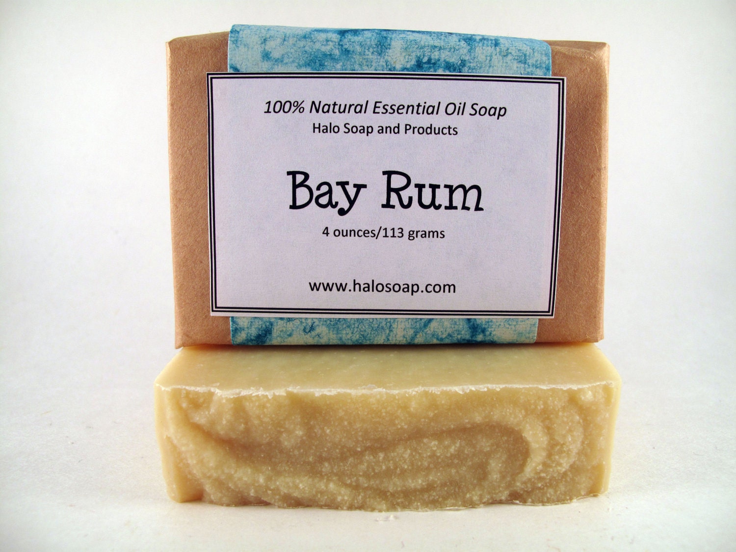 Bay Rum Bar Soap - Vegan - Bay, Lime and Orange - HaloSoap