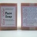Rose Water Face Soap with Ground Luffah