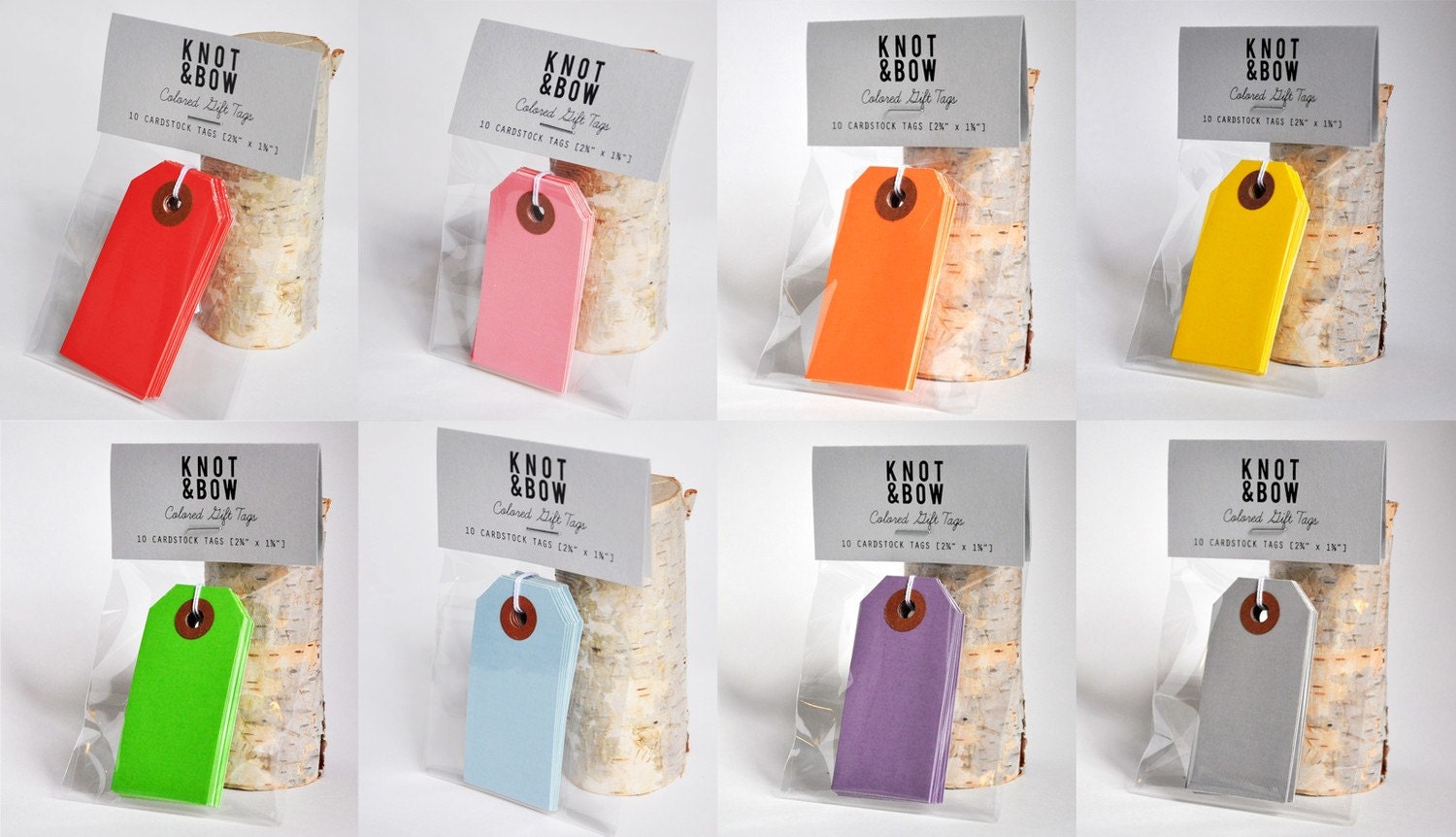 100 Parcel Gift Tags // You Pick Color