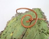 copper swirl bracelet