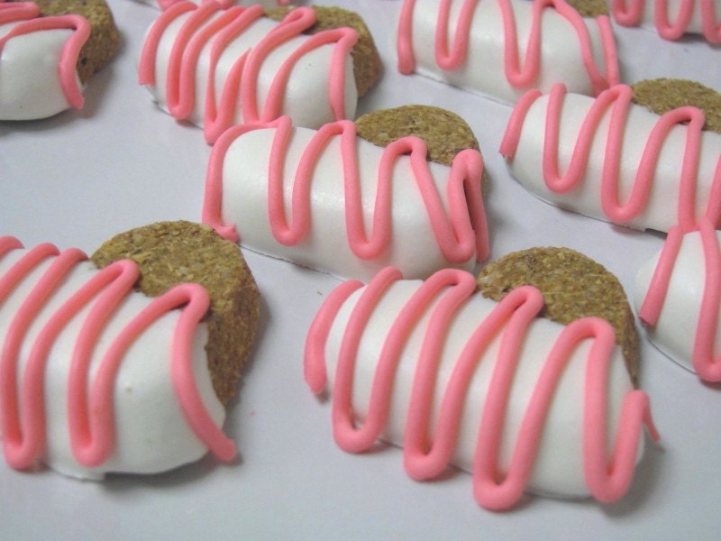 Dog Treats Handmade by Muddy Puppys Gourmet Homemade All Natural Oat Sweet Potato Apple Carrot Yogurt Healthy Low fat Hearts Gift wrapped