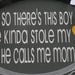 So There's This Boy He Kinda Stole...Vinyl Decal Sign Gray, White & Yellow.  Choose Your Colors.  Perfect Mother's Day Gift.  Home Decor