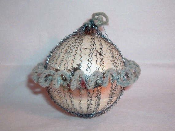 christmas ornament vintage wire wrapped with by christmas ornament vintage wire wrapped with by