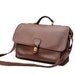 Worker Bee, His and Hers, Vintage Chocolate Brown Leather Crouch and Fitzgerald Satchel, Laptop Bag, Crossbody Handbag
