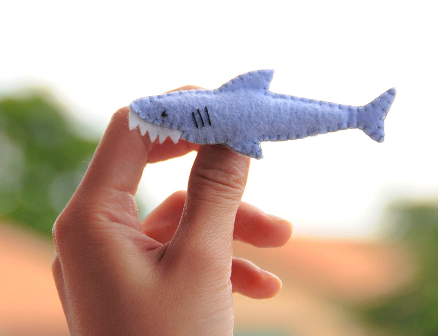Felt Pin - Cute Shark