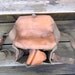 Vintage 1950's Military Army Green Canteen Canvas Leather Messenger Bag