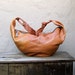 Vintage Large Distressed Tan Hobo Buttery Soft Leather Purse