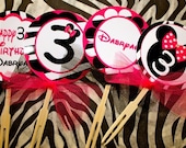 Mix and Match Minnie Diva Cupcake Toppers