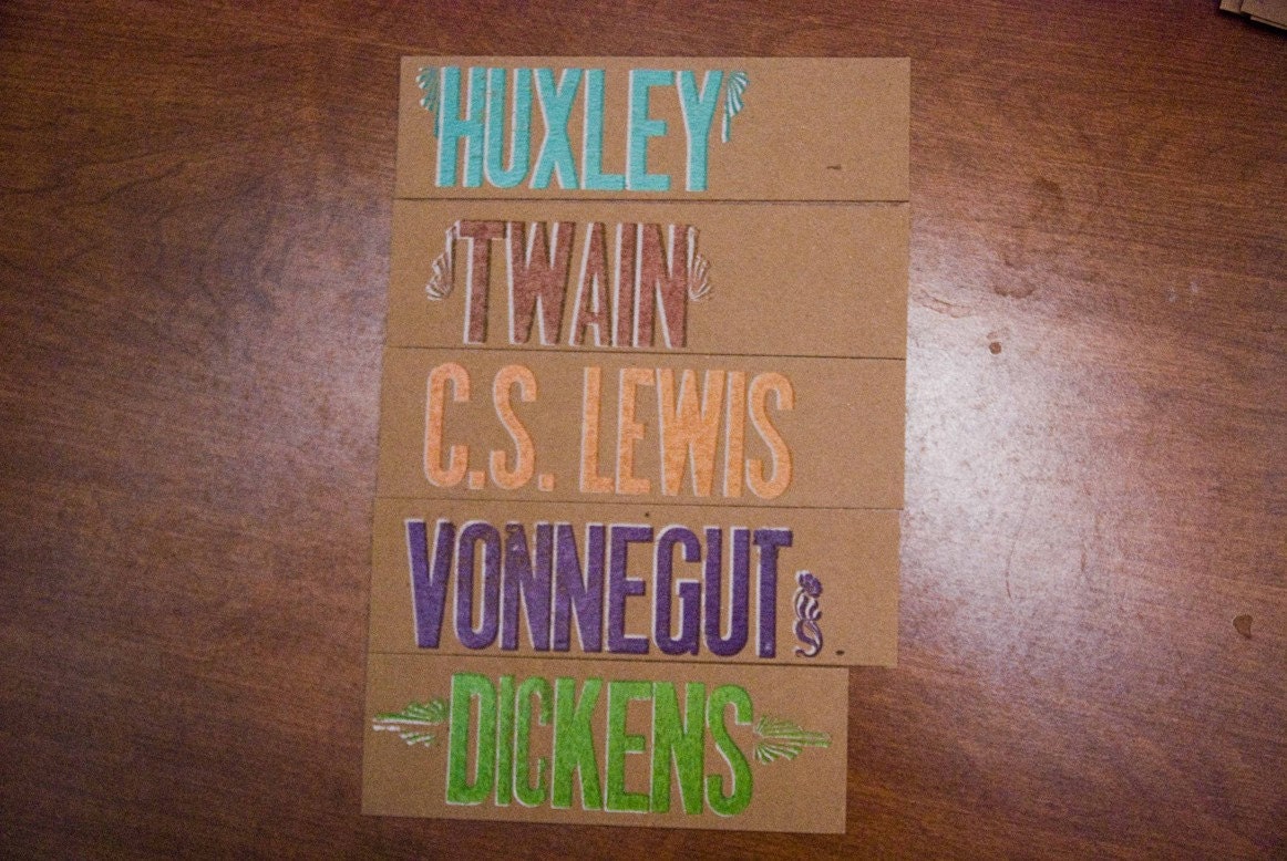 Author Bookmark Set