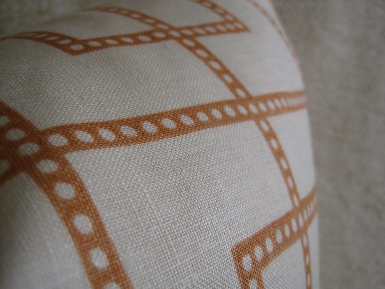 Schumacher Bleeker Pillow - Celerie Kemble - Spark - 20 inch - Designer Pillow - Decorative Pillow - Orange - Lattice