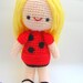 Instant Download PDF amigurumi crochet pattern lady bug Sofia girl-etsy