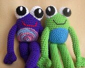 Hip Hop Hurray Frog Crochet Amigurumi Pattern