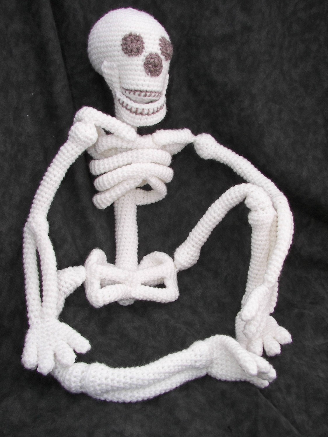 Realistic Bona Fide Skeleton Crochet Amigurumi Pattern
