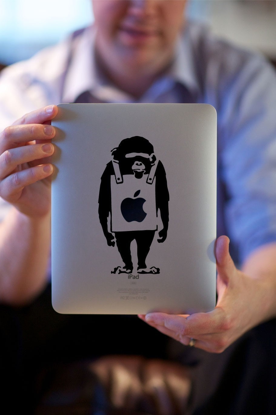 Monkey vinyl decal (FREE SHIPPING)