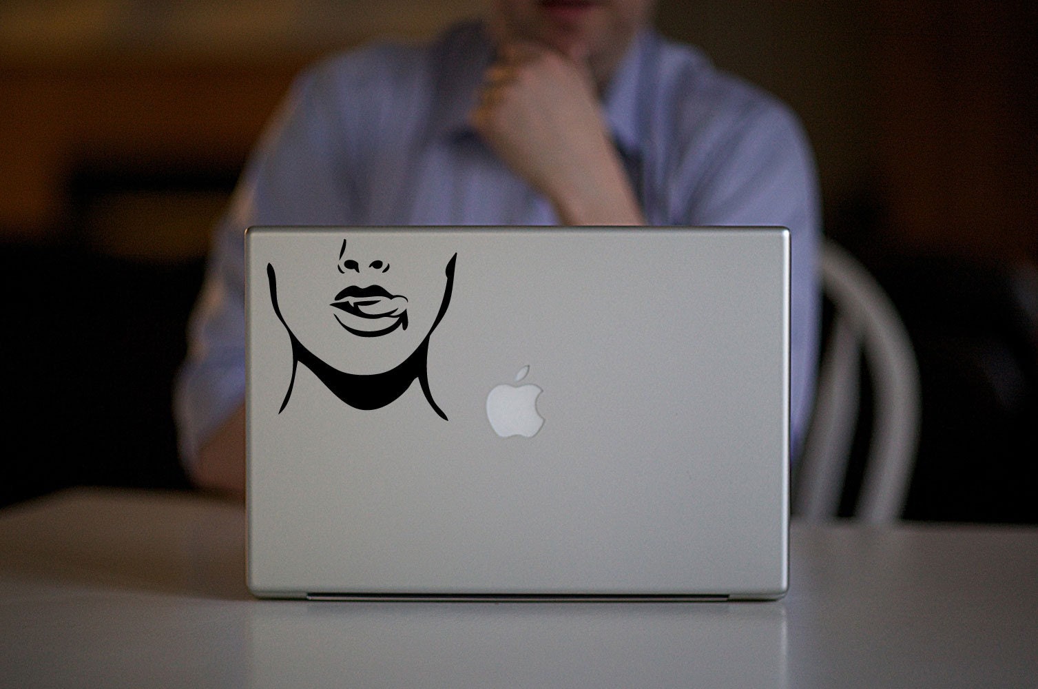 True Blood vampire logo Decal for MacBooks (FREE SHIPPING)