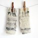 Beige Fingerless mittens - Knitted gloves Beiroa - wrist warms no2