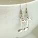 Music Note Charm Earrings