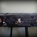 Vintage Black Suitcase Extra Large