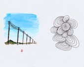 Telegraph Lines Landscape - Limited Edition Print - 8 x 10