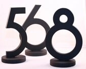 Great Gatsby Style Wedding Table Numbers - 1920s Speakeasy Decorations Art Deco