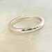 handmade wedding band -- 2mm hammered platinum ring, comfort fit