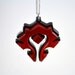 WoW The Horde Symbol Pendant Necklace - Lasercut Stacked Acrylic - Laser Cut Perspex - World of Warcraft