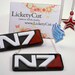 Mass Effect Paragon Renegade Earrings - Laser Cut Acrylic - SALE PRICE