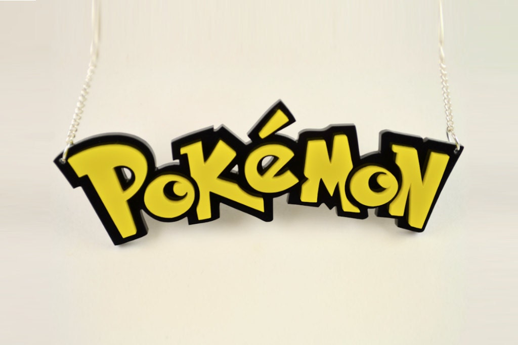Pokemon Necklace - Laser Cut Acrylic