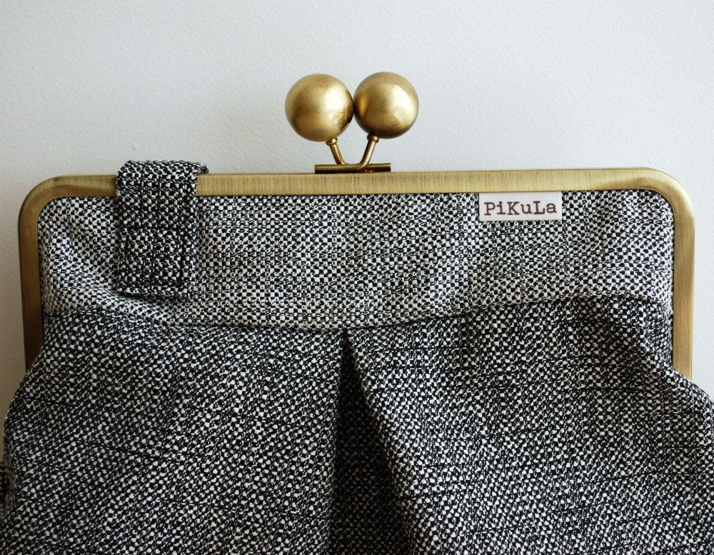 LARGE BAG grey and white